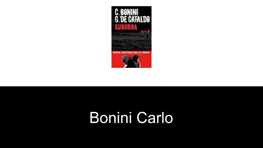 livres de Bonini Carlo