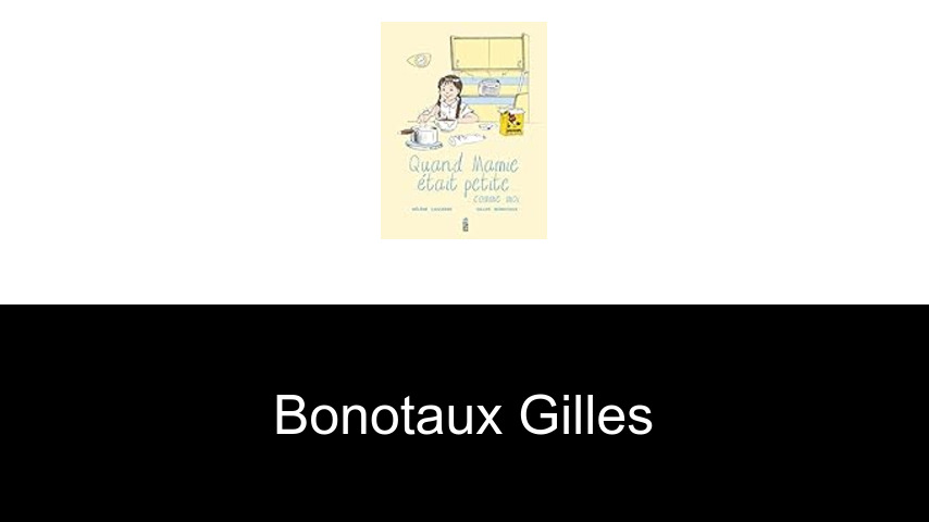 livres de Bonotaux Gilles