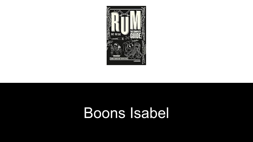 livres de Boons Isabel