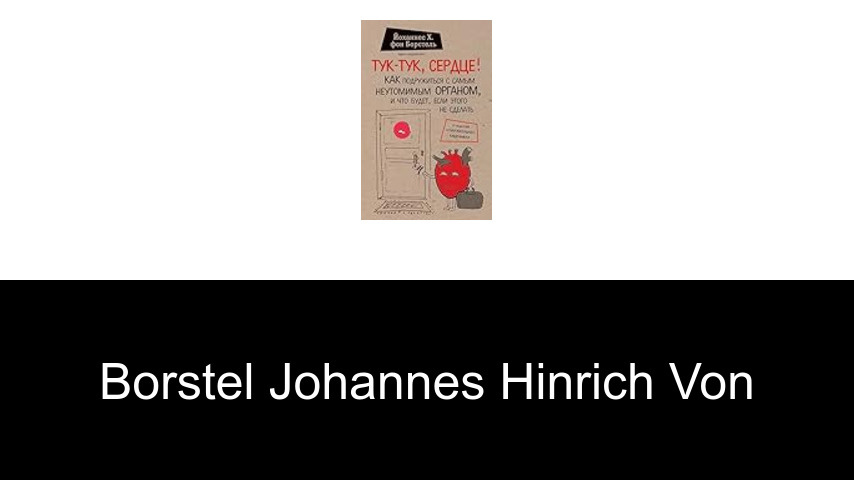 livres de Borstel Johannes Hinrich von