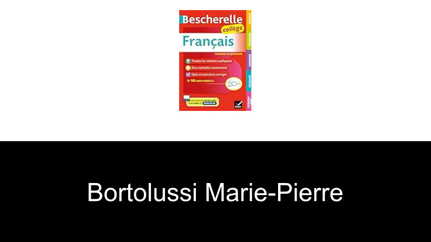 livres de Bortolussi Marie-Pierre