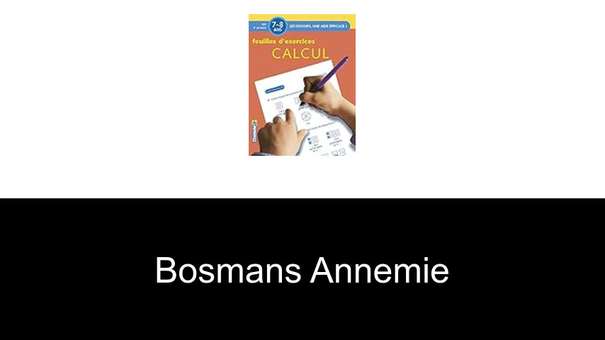livres de Bosmans Annemie