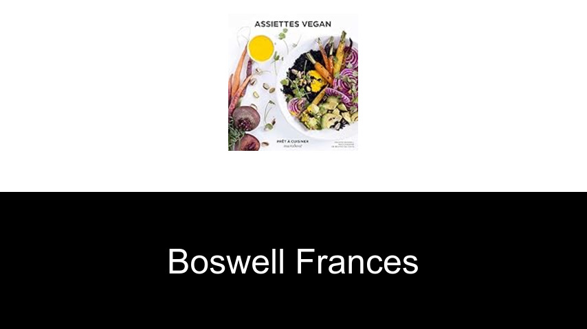 livres de Boswell Frances