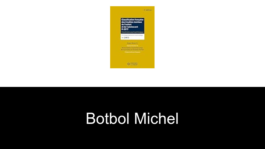 livres de Botbol Michel