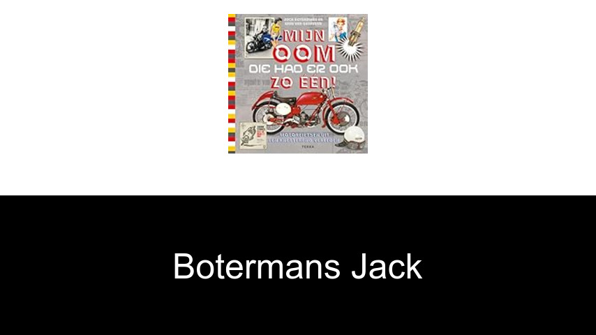 livres de Botermans Jack