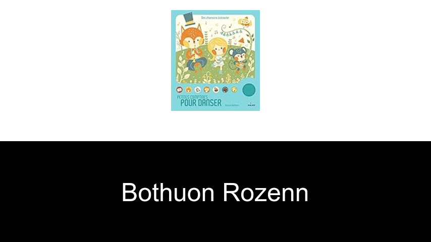 livres de BOTHUON ROZENN