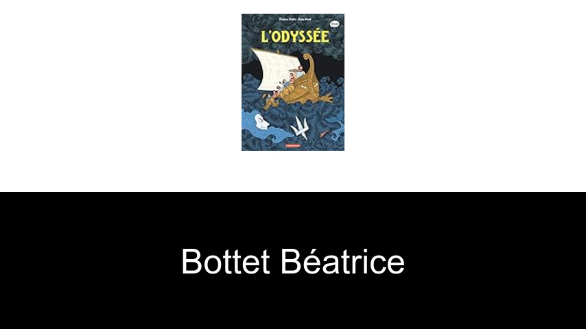 livres de Bottet Béatrice