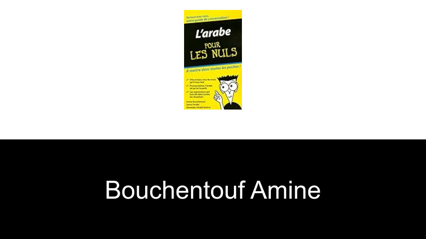livres de Bouchentouf Amine