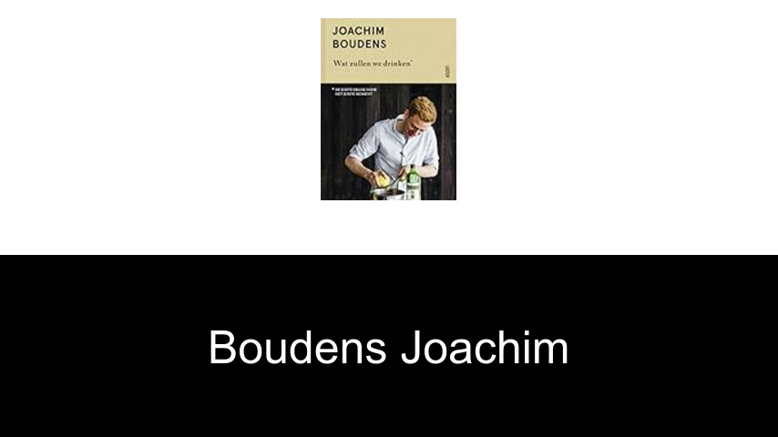 livres de Boudens Joachim