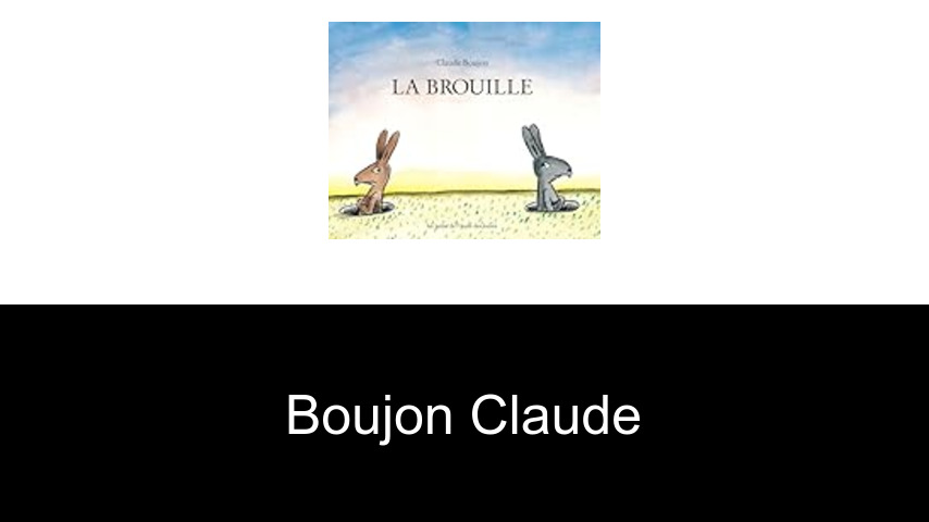 livres de Boujon Claude