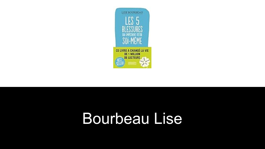 livres de Bourbeau Lise