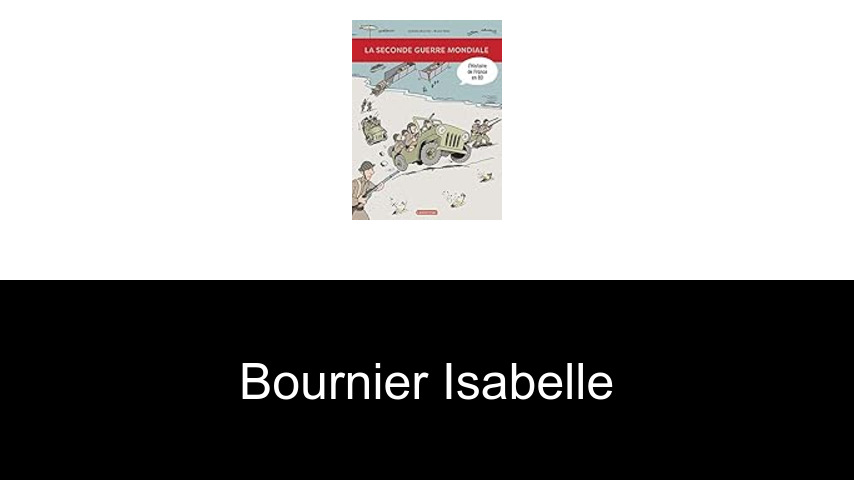 livres de Bournier Isabelle