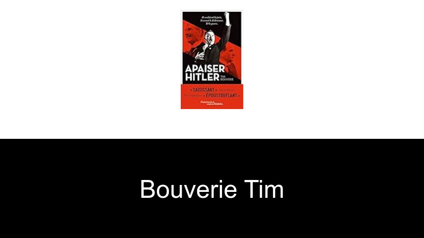 livres de Bouverie Tim