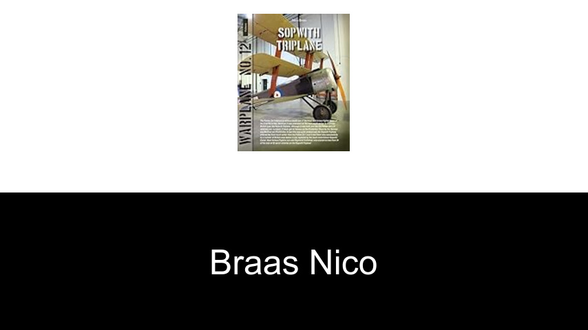 livres de Braas Nico