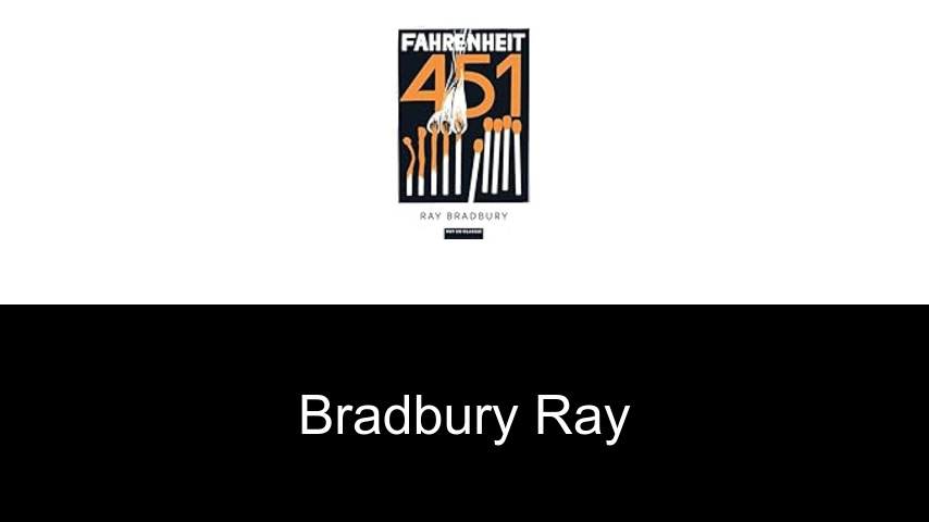 livres de Bradbury Ray