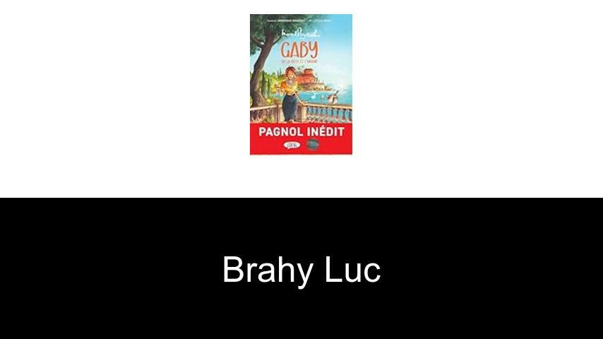 livres de Brahy Luc