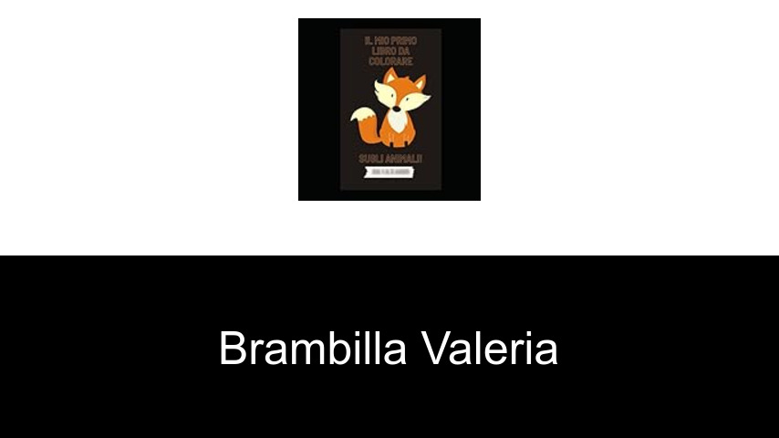 livres de Brambilla Valeria