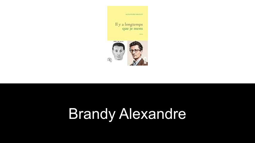 livres de Brandy Alexandre