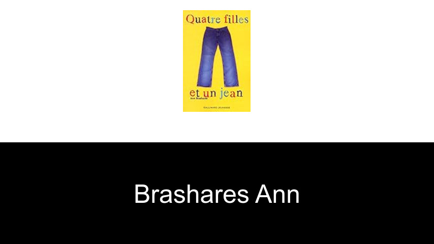 livres de Brashares Ann