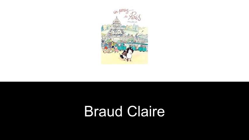 livres de Braud Claire