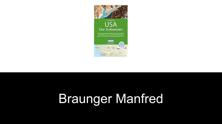 livres de Braunger Manfred