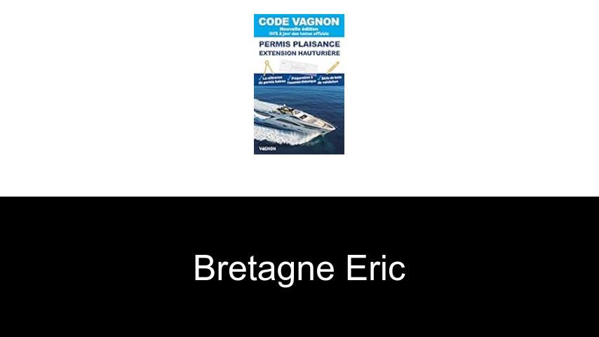 livres de Bretagne Eric