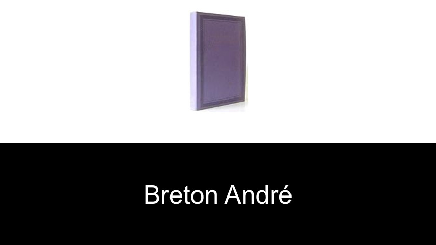 livres de Breton André