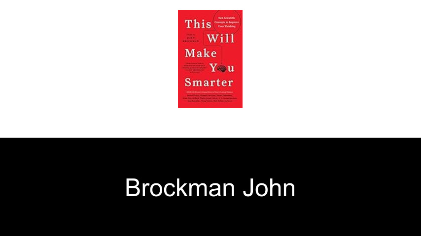 livres de Brockman John