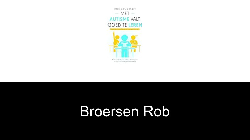 livres de Broersen Rob
