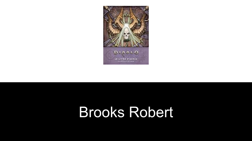 livres de Brooks Robert