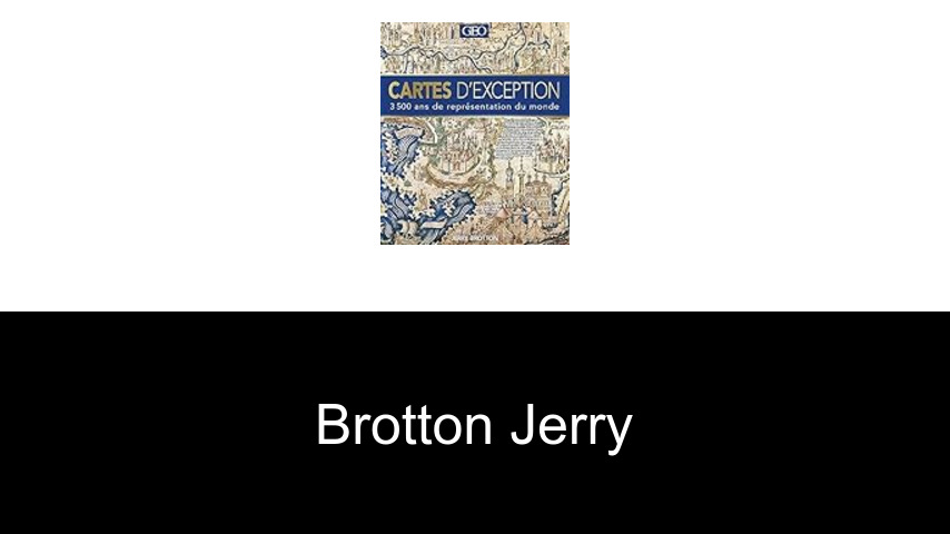 livres de Brotton Jerry