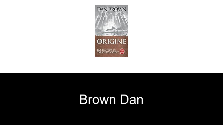 livres de Brown Dan