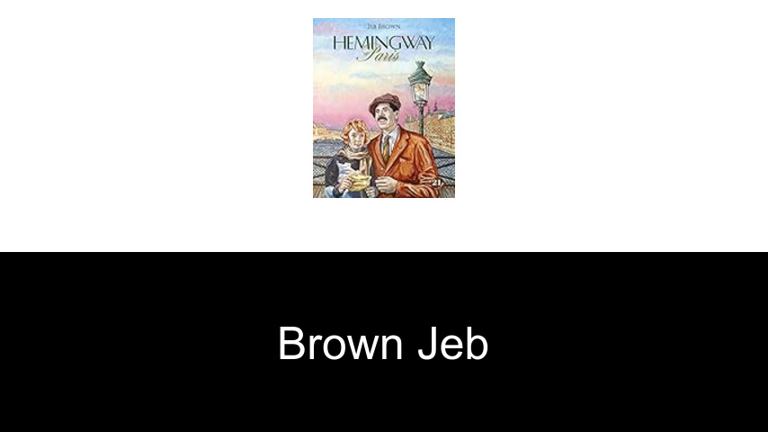 livres de Brown Jeb