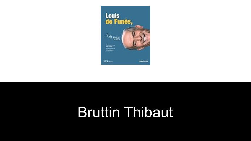 livres de Bruttin Thibaut