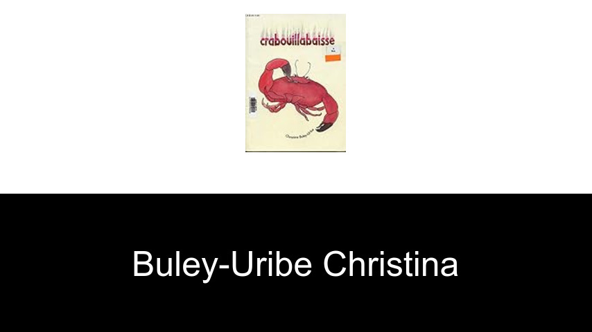 livres de Buley-Uribe Christina