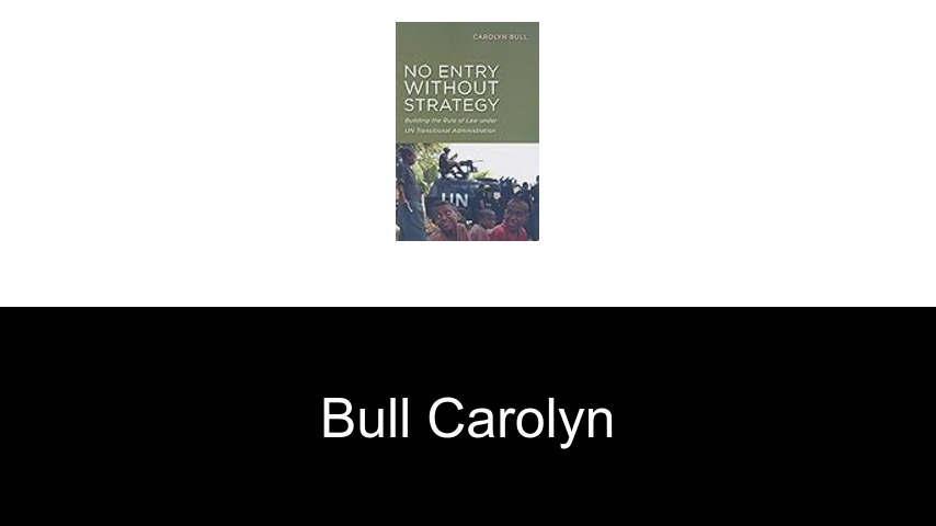 livres de Bull Carolyn