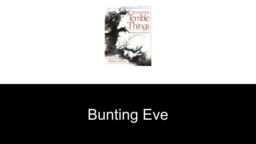 livres de Bunting Eve
