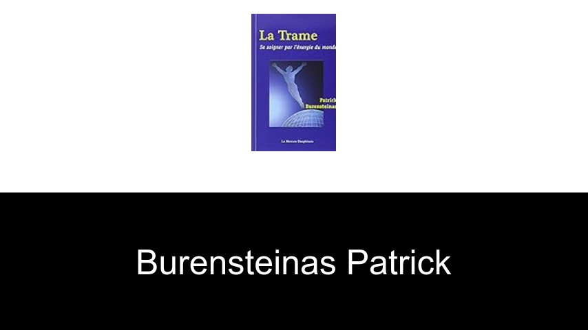 livres de Burensteinas Patrick
