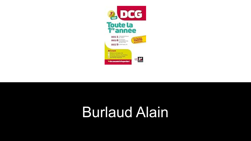 livres de Burlaud Alain