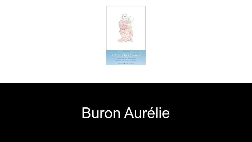 livres de Buron Aurélie