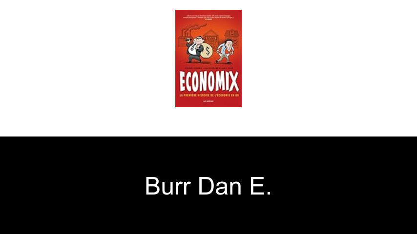 livres de Burr Dan E.