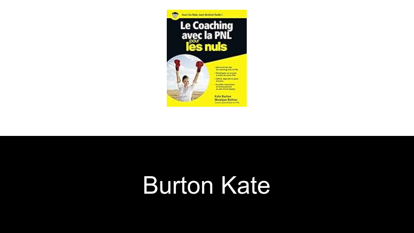 livres de Burton Kate