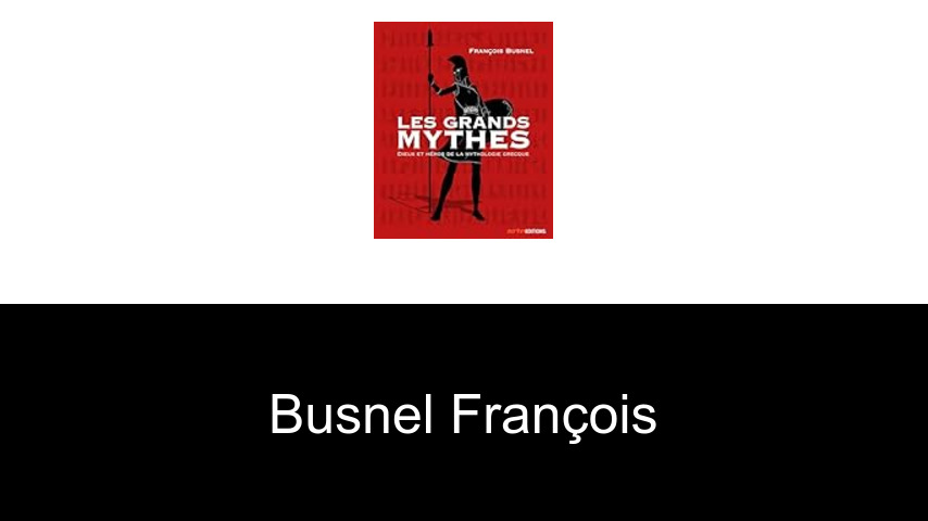 livres de Busnel François