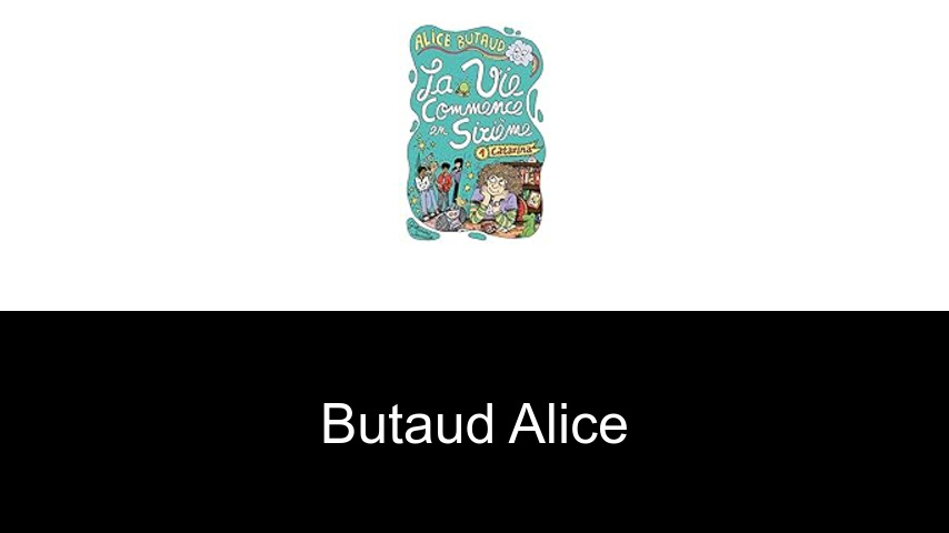 livres de Butaud Alice