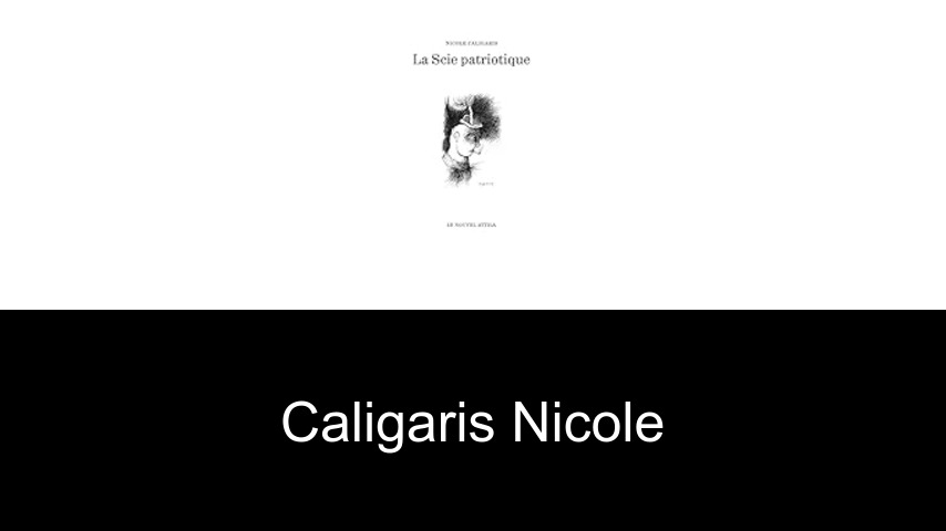 livres de Caligaris Nicole