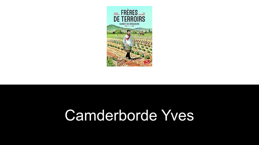 livres de Camderborde Yves