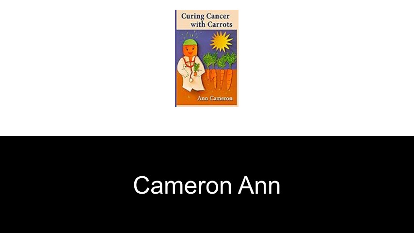 livres de Cameron Ann