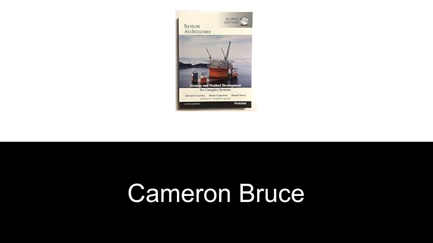 livres de Cameron Bruce
