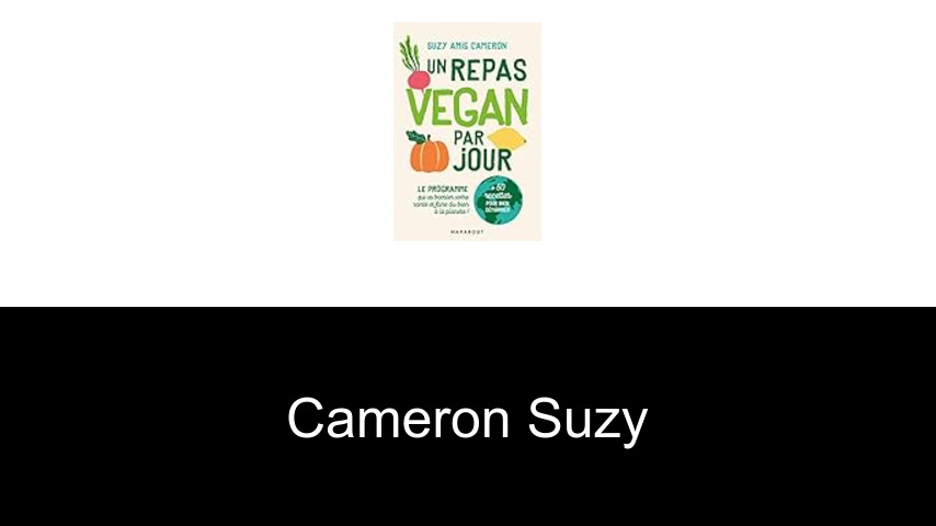 livres de Cameron Suzy