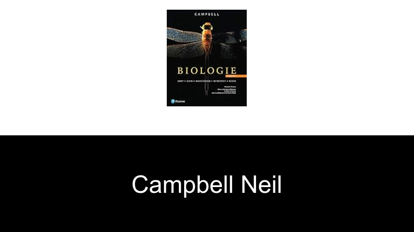 livres de CAMPBELL Neil